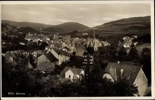 Ak Adenau in der Eifel, Totalansicht der Ortschaft