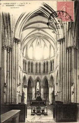 Ak Norrey Calvados, L'Eglise, Le Choeur