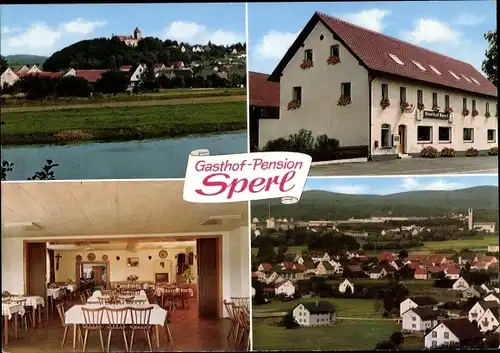 Ak Unterköblitz Wernberg Köblitz in der Oberpfalz, Gasthof Sperl, Ort