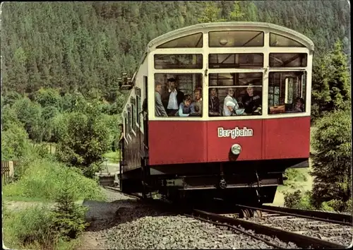 Ak Oberweißbach im Weißbachtal Thüringen, Bergbahn