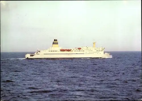 Ak Fährschiff Trelleborg auf Fahrt, Steuerbord