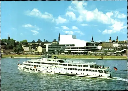 Ak Bonn am Rhein, Theater, Rheindampfer Deutschland