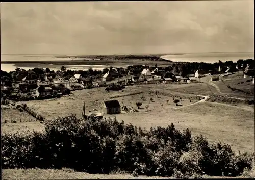 Ak Insel Hiddensee in der Ostsee, Fernsicht