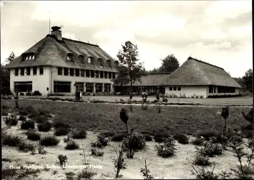 Ak Soltau im Heidekreis, Blick auf Haus Heidland, Inhaber L. Lübelsmeyer