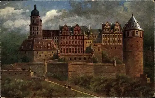 Künstler Ak Hoffmann, H., Heidelberg, Heidelberger Schloss vor der Zerstörung 1620