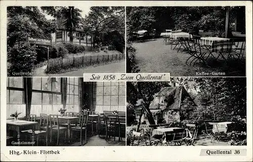 Ak Hamburg Altona Kleinflottbek, Gasthaus Zum Quellental