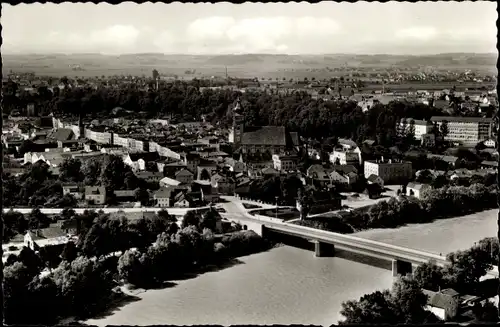 Ak Mühldorf am Inn Oberbayern, Gesamtansicht