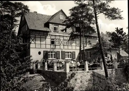 Ak Klettbach in Thüringen, Berggaststätte Stiefelburg