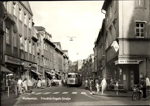 Ak Weißenfels an der Saale, Friedrich Engels Straße