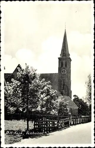 Ak Venhuizen Nordholland Niederlande, N. H. Kerk