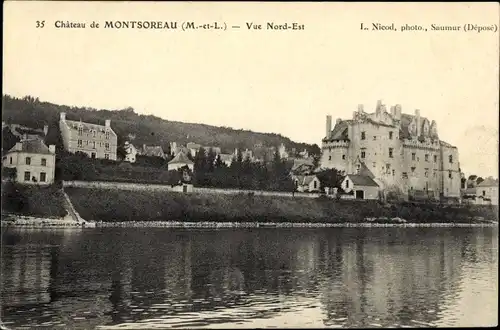 Ak Montsoreau Maine et Loire, Le Chateau