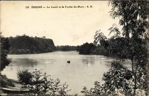 Ak Erigné Maine et Loire, Le Louet, La Roche de Murs