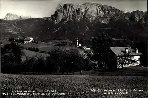 Ak Ritten Renon Südtirol, Blick auf den Ort