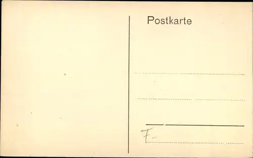 Ak Pontoise Oise?, Zerstörungen am Ort, 1. WK