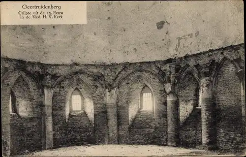 Ak Geertruidenberg Nordbrabant Niederlande, Crijpte uit 15. Eeuw in de Ned. Herv. Kerk