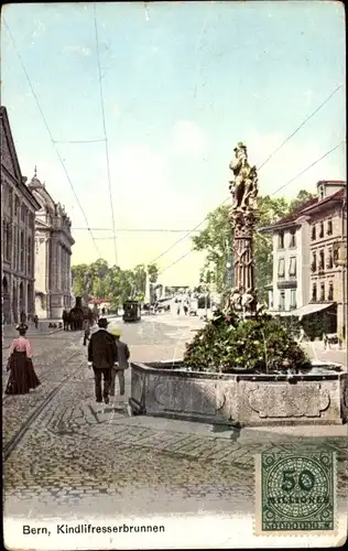 Ak Bern Stadt Kanton Bern, Kindlifresserbrunnen