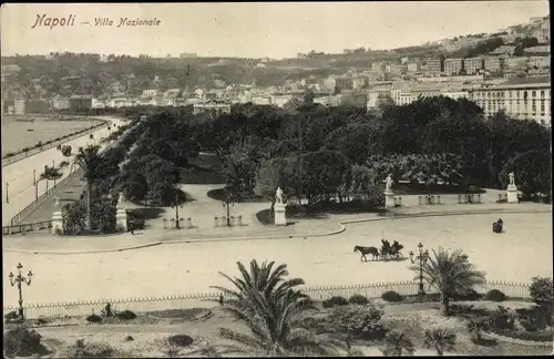 Ak Napoli Neapel Campania, Villa Nazionale
