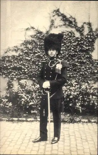 Ak Belgien, Fete Militaire du Centenaire, Officier de Grenadiers 1914