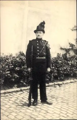 Ak Belgique, Fete Militaire du Centenaire, Carabinier 1914