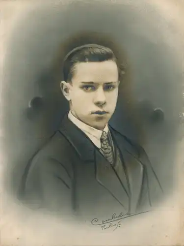Foto Combalié, Henri, Tolouse, Portrait, junger Mann