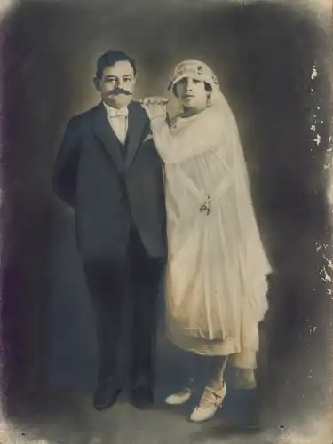 Foto Hochzeitspaar, Portrait, Mann und Frau