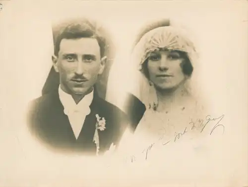 Foto Hochzeitspaar, Portrait, Mann und Frau