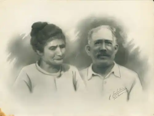 Foto Combalié, Henri, Tolouse, Portrait, Mann und Frau