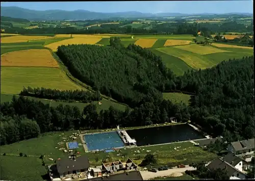 Ak Schwarzach in Niederbayern, Freibad