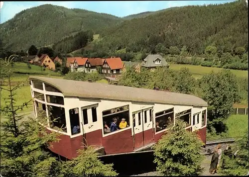 Ak Oberweißbach im Weißbachtal Thüringen, Bergbahn