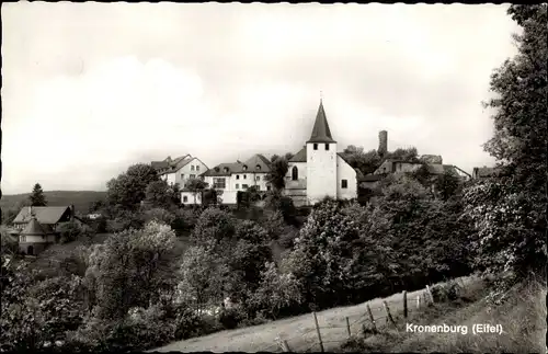 Ak Kronenburg Dahlem in der Nordeifel, Panorama, Zur Krone