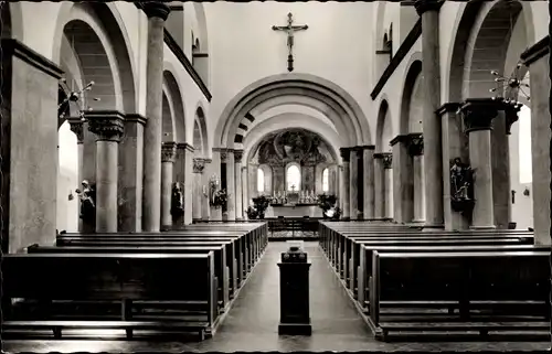 Ak Nideggen in der Eifel, Pfarrkirche, Inneres