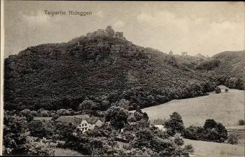 Ak Nideggen in der Eifel, Talpartie