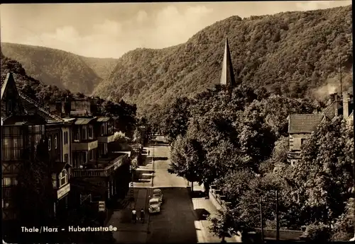 Ak Thale im Harz, Hubertusstraße