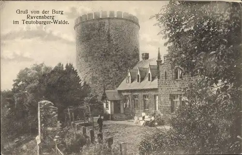 Ak Borgholzhausen in Westfalen, Burg Ravensberg