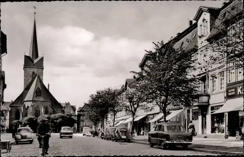 Ak Duderstadt im Eichsfeld, Marktplatz, St. Servatiuskirche