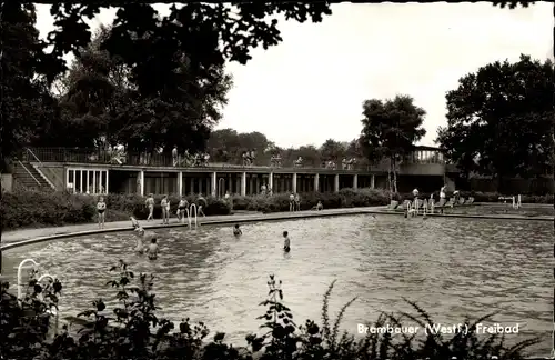 Ak Brambauer Lünen in Westfalen, Freibad