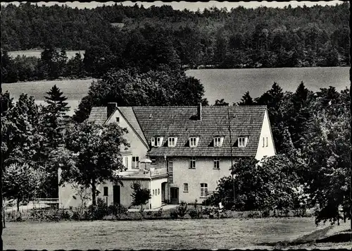 Ak Amshausen Steinhagen in Westfalen, Gewerkschaftsschule der IG Bergbau, Otto Hue Heim