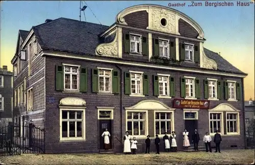 Ak Lennep Remscheid im Bergischen Land, Gasthof Zum Bergischen Haus, Cölnerstraße 57