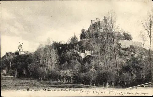 Ak Erigné Angers Maine et Loire, Roche d'Erigné