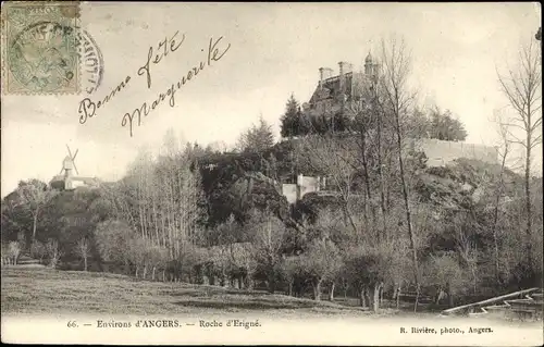 Ak Erigné Maine et Loire, Roche d'Erigne