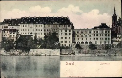 Ak Bâle Basel Stadt Schweiz, Universität