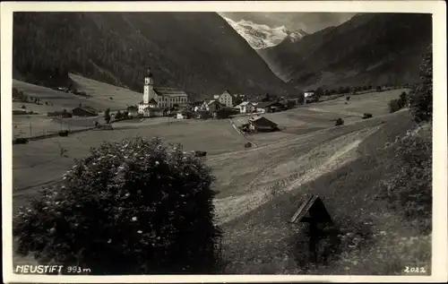 Foto Ak Neustift im Stubaital Tirol, Panorama