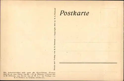 Scherenschnitt Ak Diefenbach, Göttliche Jugend 2, Blatt 25, Kinder