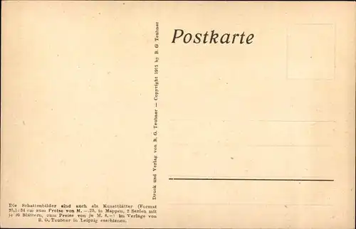 Scherenschnitt Ak Diefenbach, Göttliche Jugend 2, Blatt 36