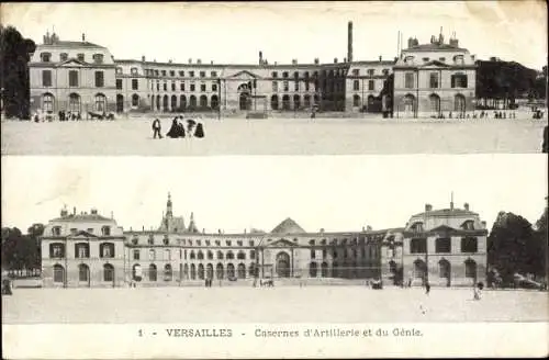 Ak Versailles Yvelines, Casernes d'Artillerie et du Genie