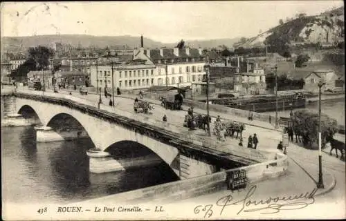 Ak Rouen Seine Maritime, Le Pont Corneille