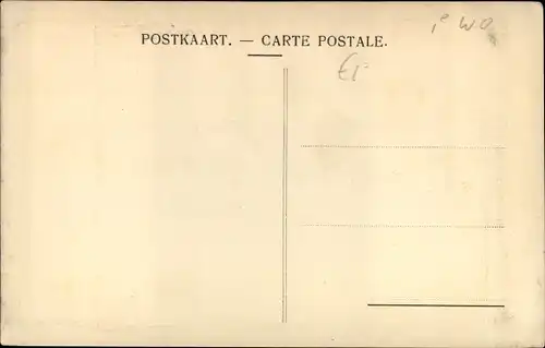 Ak Belgien ?,  Denkmal mit Jesus am Kreuz, Kriegerdenkmal?