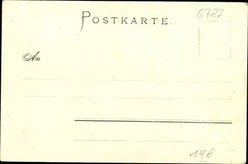 Künstler Litho Jobmann, C., Hinterweidenthal in der Pfalz, Rappenfels, Ortspartie