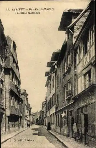 Ak Lisieux Calvados, Rue Petite Couturo