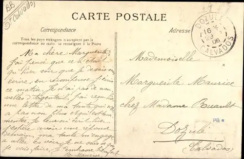 Ak Norrey Calvados, L'Eglise, Le Portail